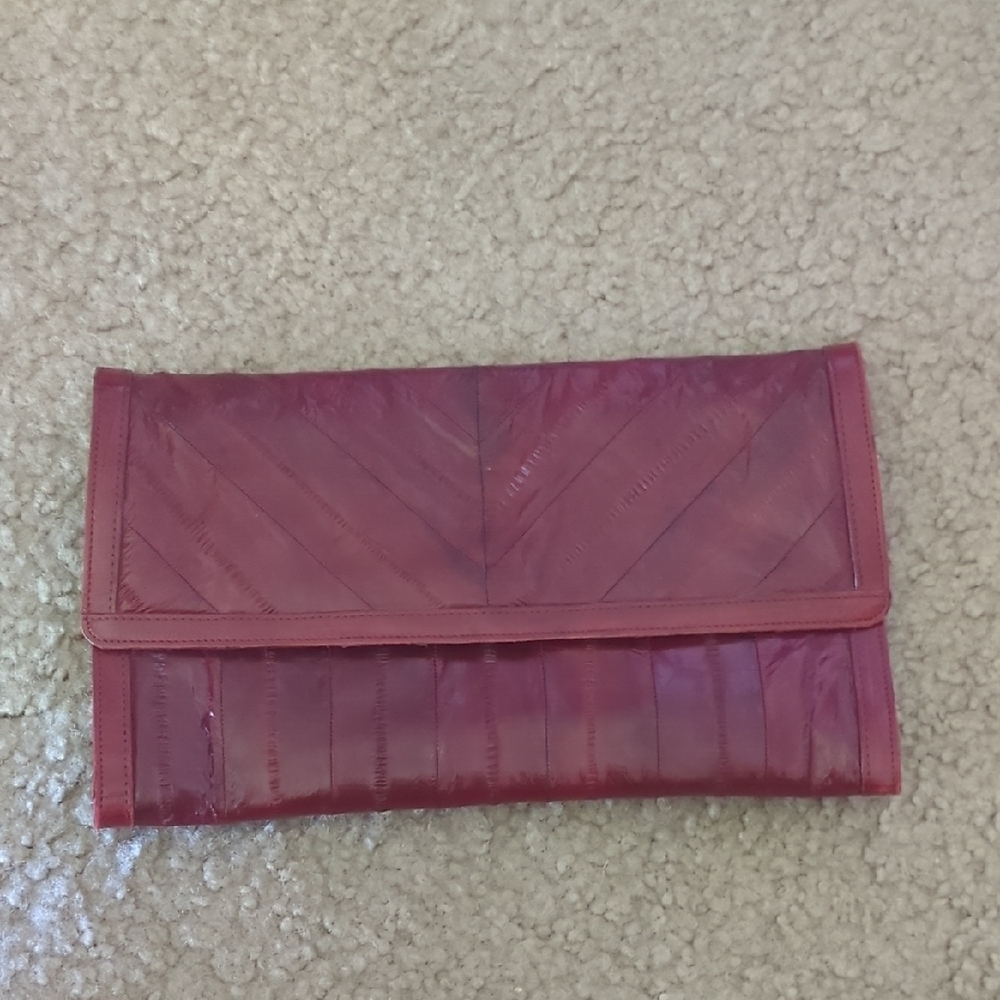 Elegant Red Clutch